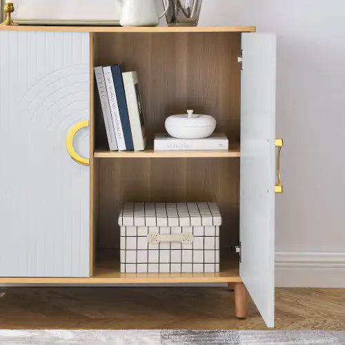 Modern Wood Storage Cabinet