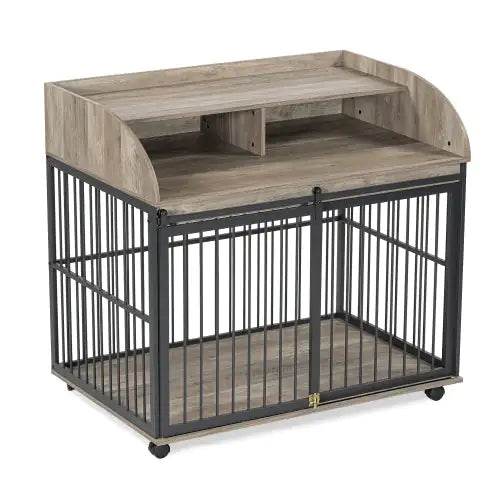 GO 44" Heavy-Duty Dog Cage Furniture