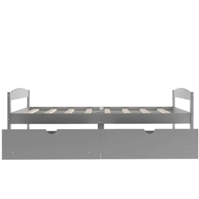Twin Size Platform Bed with Storage