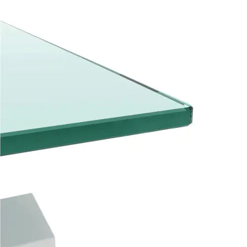White Glass Coffee Table