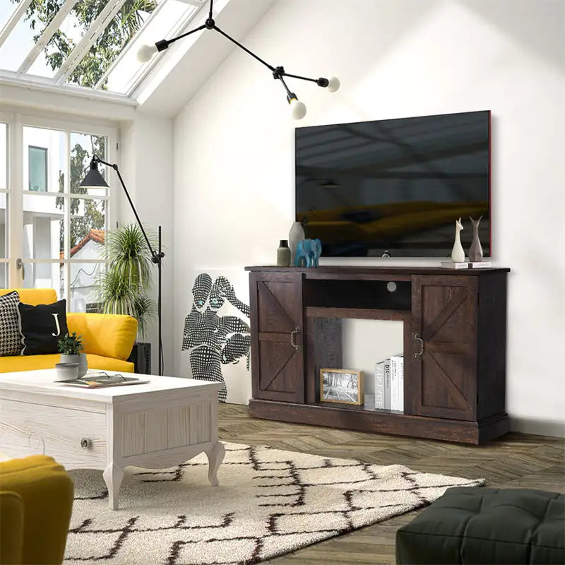 Mueble de TV color café