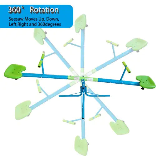 Upgraded 360-Degree Swivel Seesaw