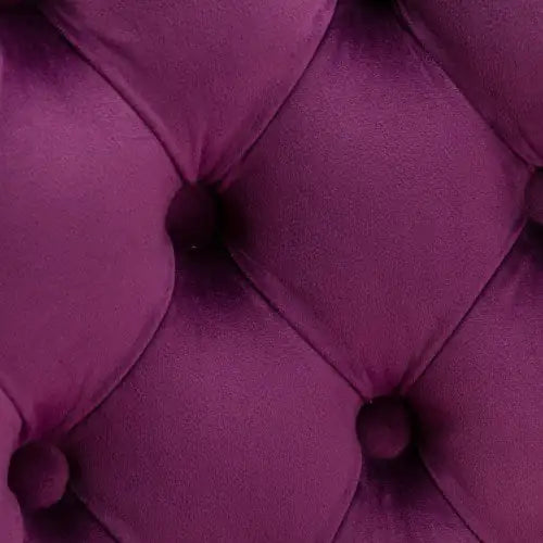 Purple Velvet Swivel Barstools - Set of 2