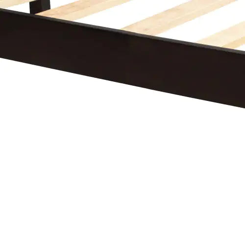 Platform Bed Frame With Headboard Espresso