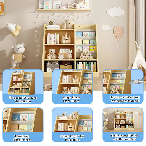 Wooden Toy Storage Organizer