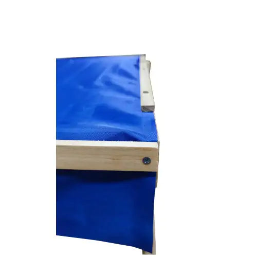 Arenero para niños, juego de madera, playa, terraza, patio exterior