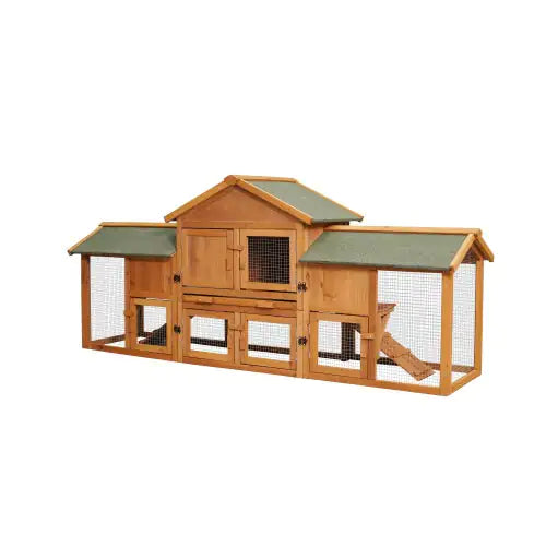 Oversized Rabbit Cage With 2 Running Spaces