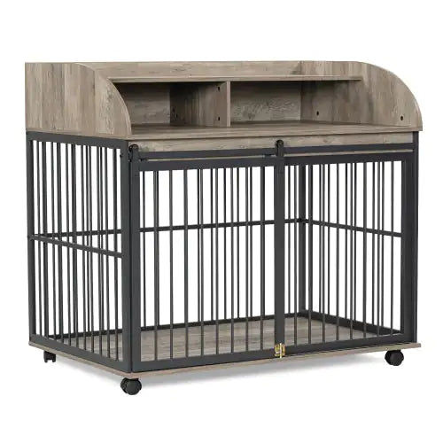 GO 44" Heavy-Duty Dog Cage Furniture