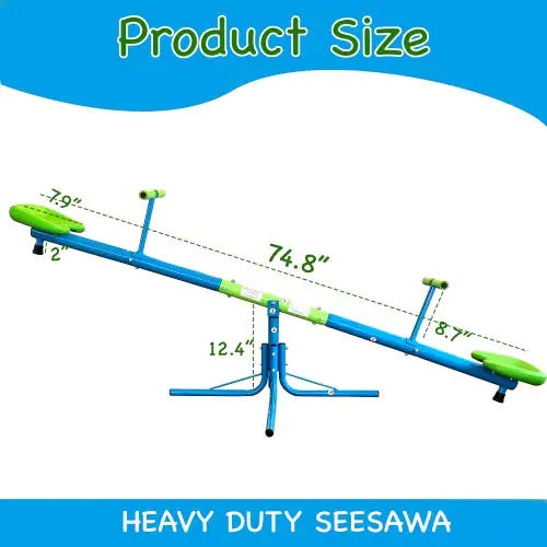 Upgraded 360-Degree Swivel Seesaw
