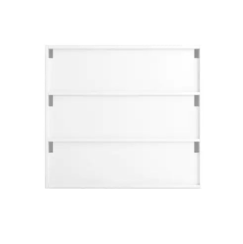 Mobiletto portascarpe in vetro bianco con luce LED RGB