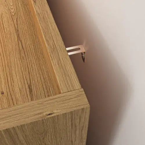 Wood 4-Drawer Dresser