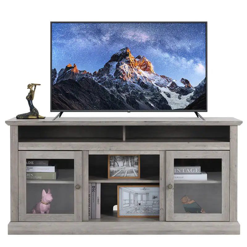 Mueble de TV clásico de madera