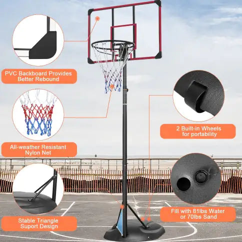 Portable Basketball Hoop System Stand