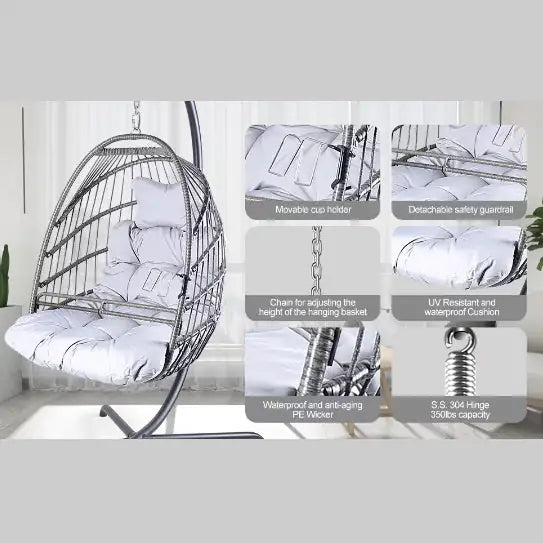 Swing Egg Chair with Stand