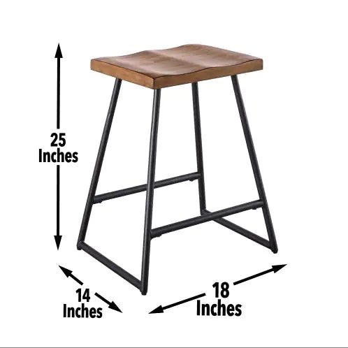 Landon - Counter Stool Light Brown