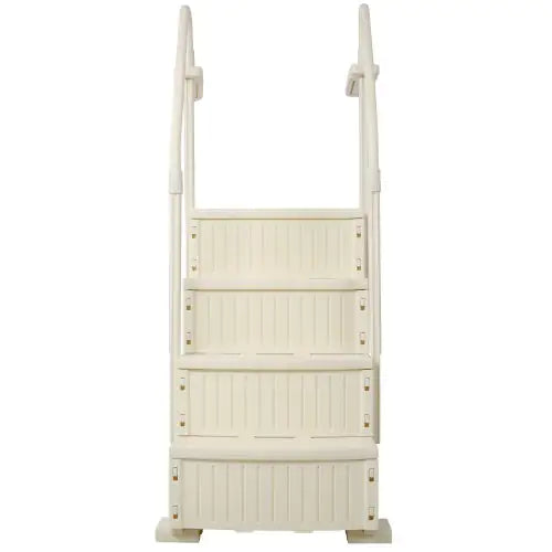 Pool Ladder Heavy-Duty 4 Safety Step For Above Ground Pools Stair Entry System With Handrails 400lbs