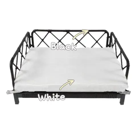 Wicker Pet Bed Rattan Dog Sofa Bed