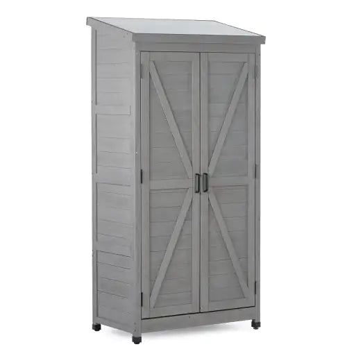 Outdoor Lockers Metal Tops