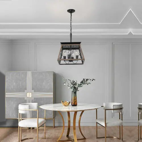Antique Farmhouse 4-Light Chandelier