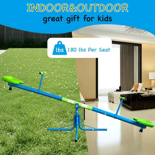 Upgraded 360-Degree Swivel Seesaw