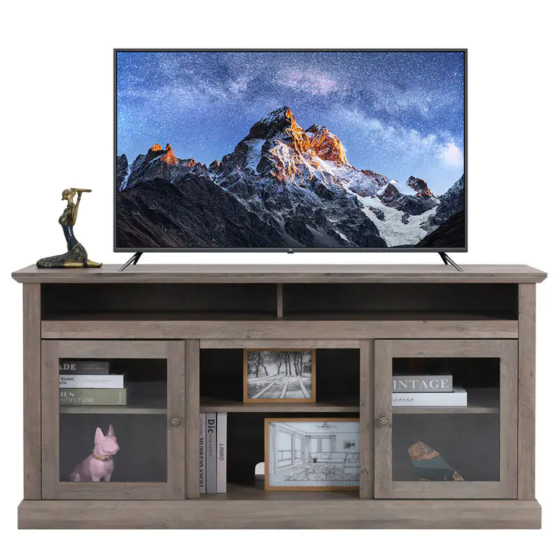 Mueble de TV clásico de madera