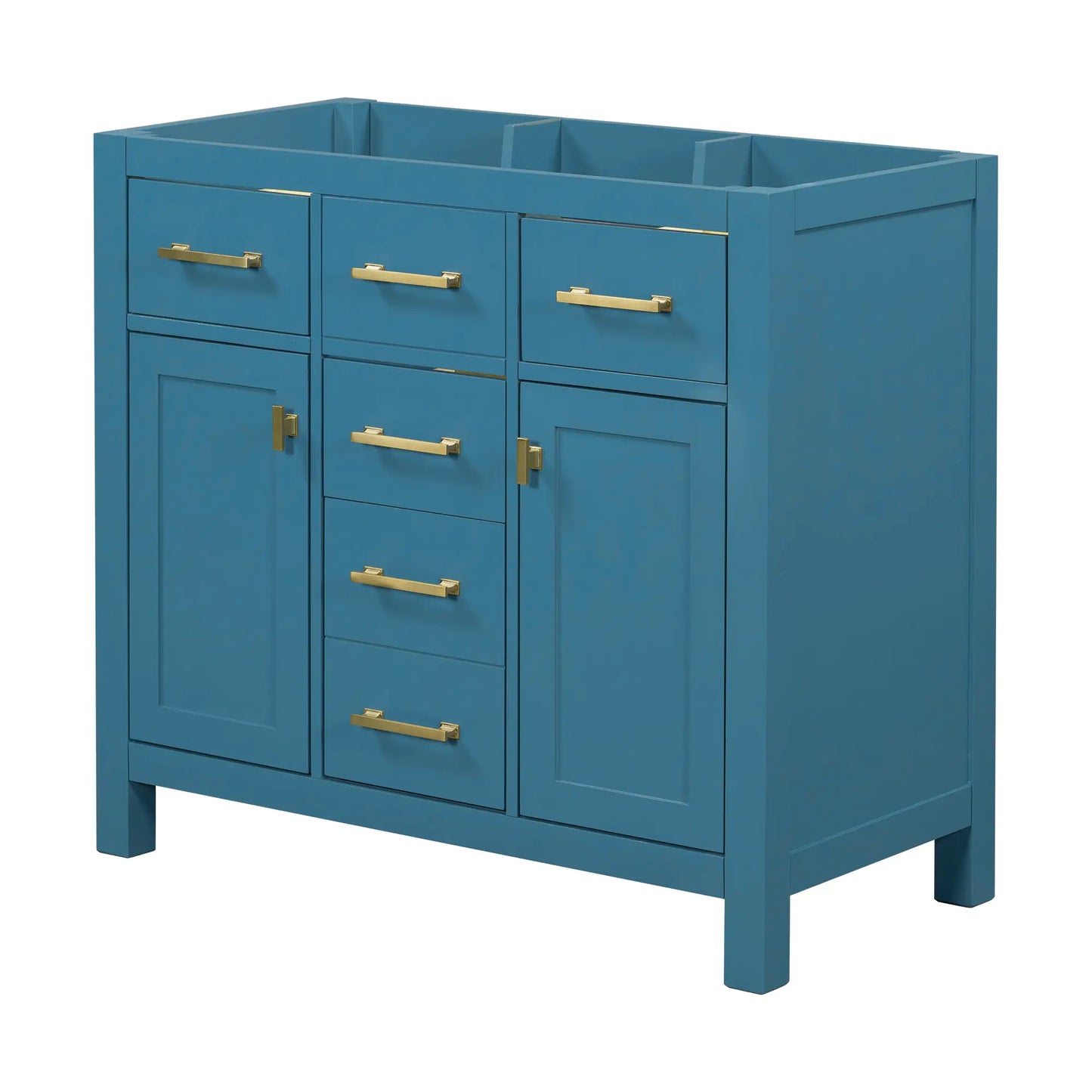 Modern Solid Wood Bathroom Cabinet
