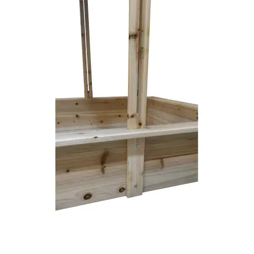 Arenero para niños, juego de madera, playa, terraza, patio exterior