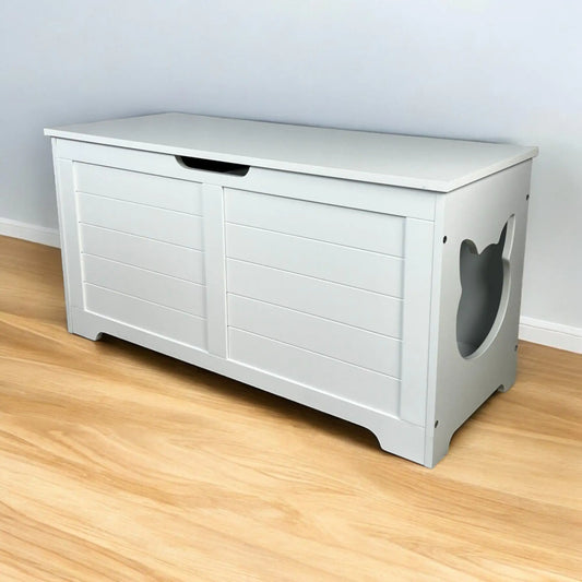 39.4" Hidden Cat Litter Box Furniture