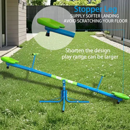 Upgraded 360-Degree Swivel Seesaw