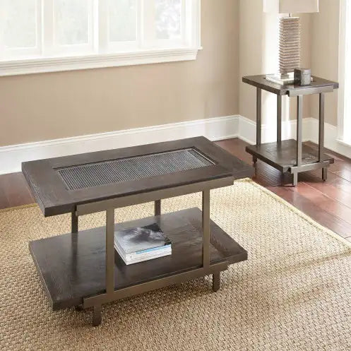 Rustic Industrial Cocktail Table