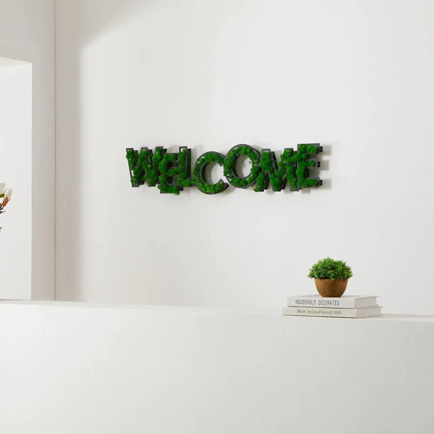 WELCOME Moss Wall Art