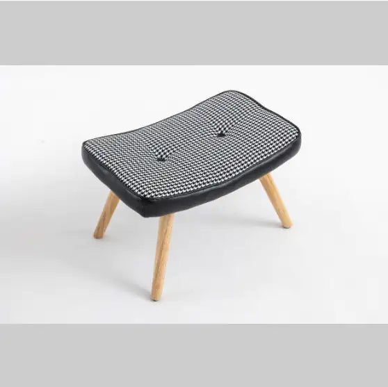 Black Linen Stepping Stool