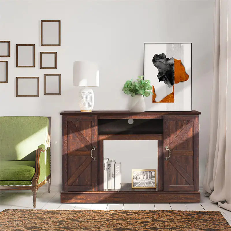 Mueble de TV color café