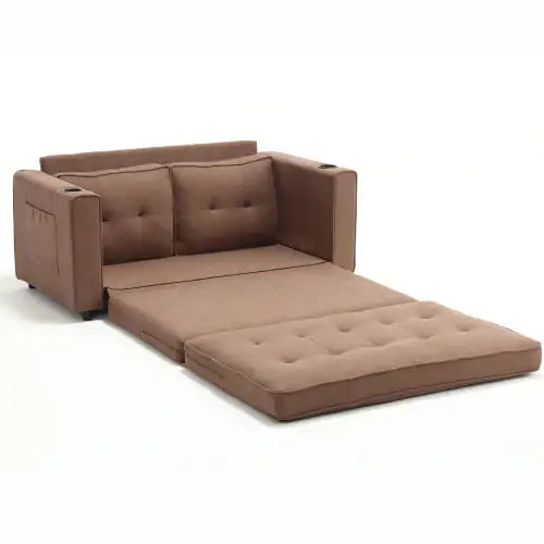 Divano letto futon imbottito 3 in 1, divano trasformabile in letto da pavimento