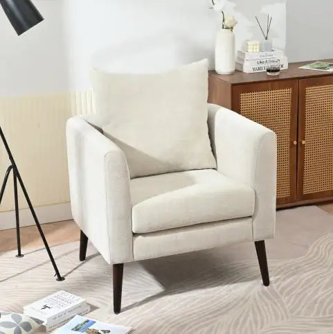 Modern Chenille Bucket Chair