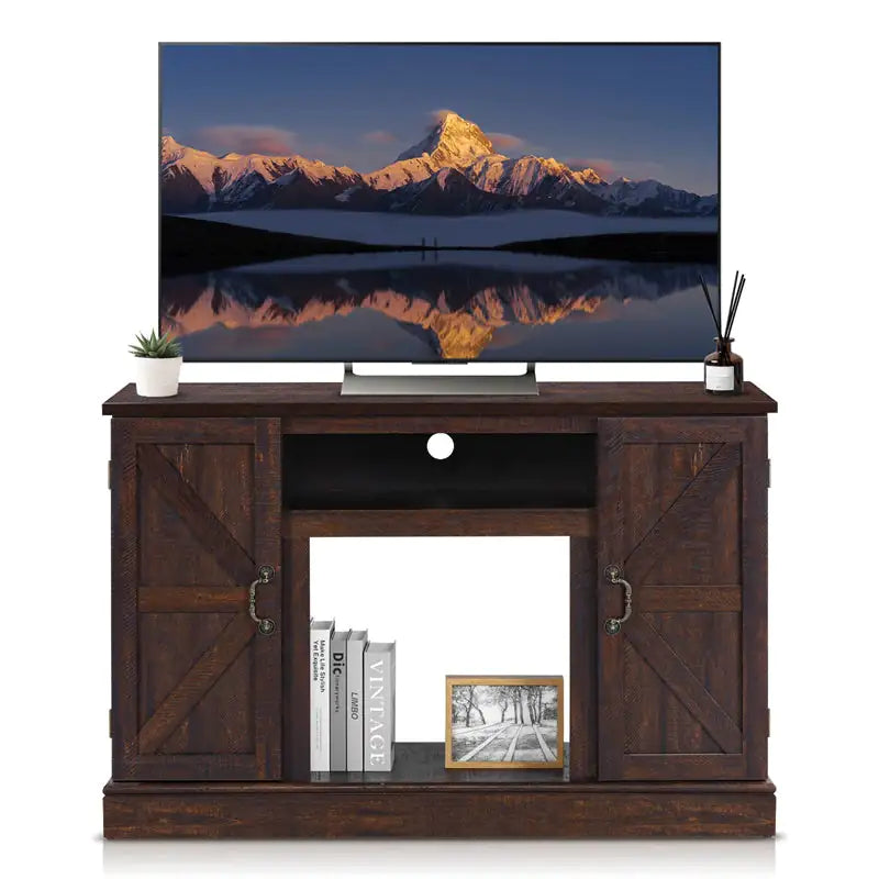 Mueble de TV color café