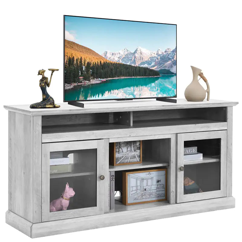 Mueble de TV clásico de madera
