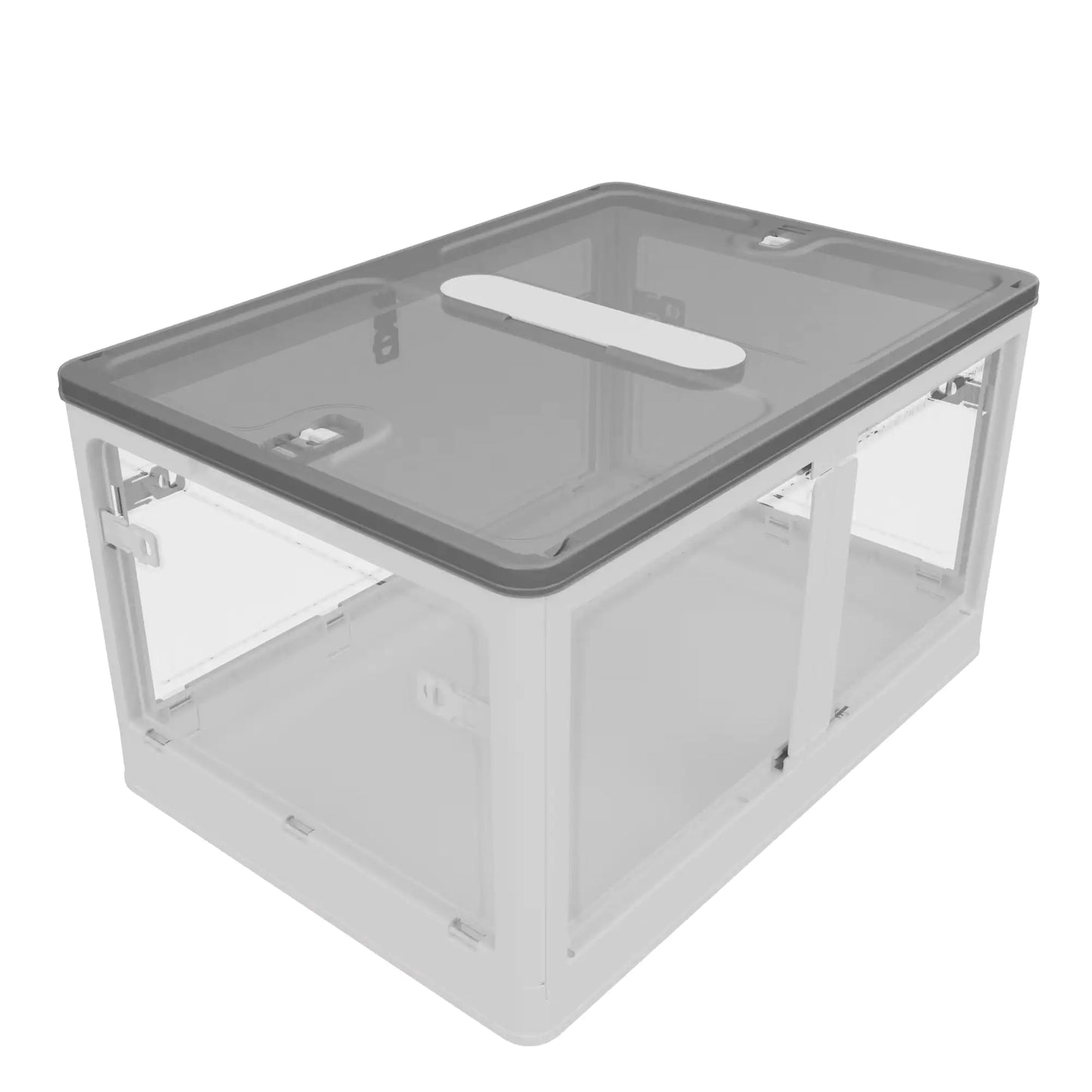 Contenedor de almacenamiento plegable con tapa