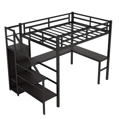 Twin XL Metal Loft Bed
