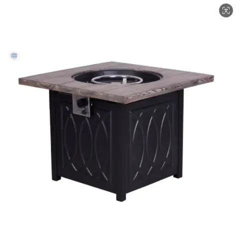 Mesa para fogata de propano para exteriores