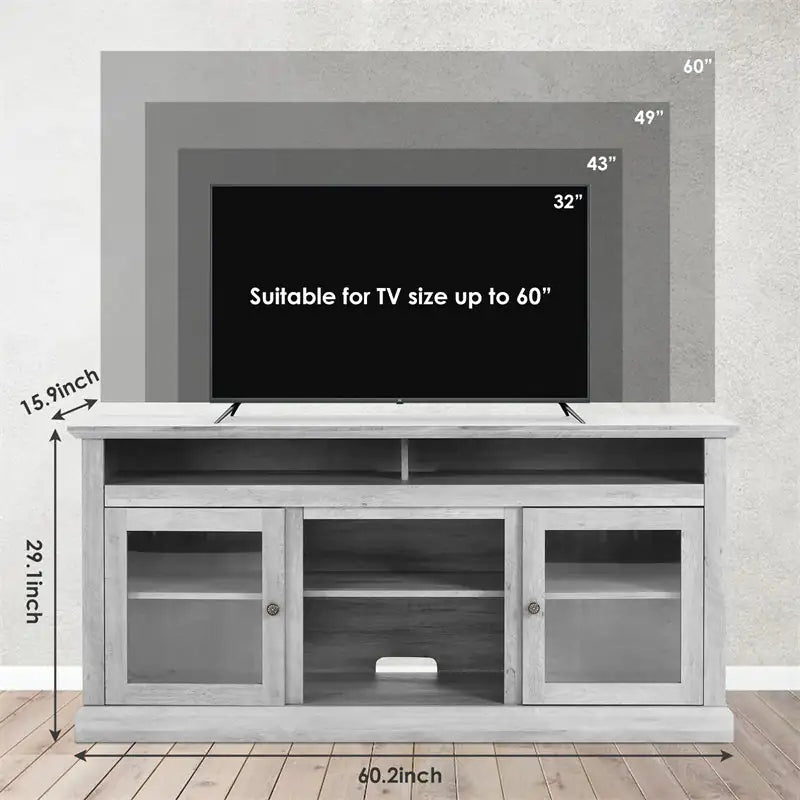 Mueble de TV clásico de madera