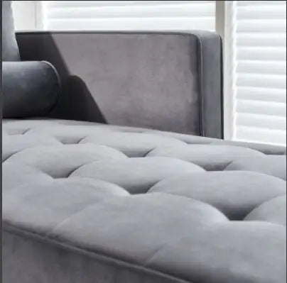 Velvet Chaise Longue