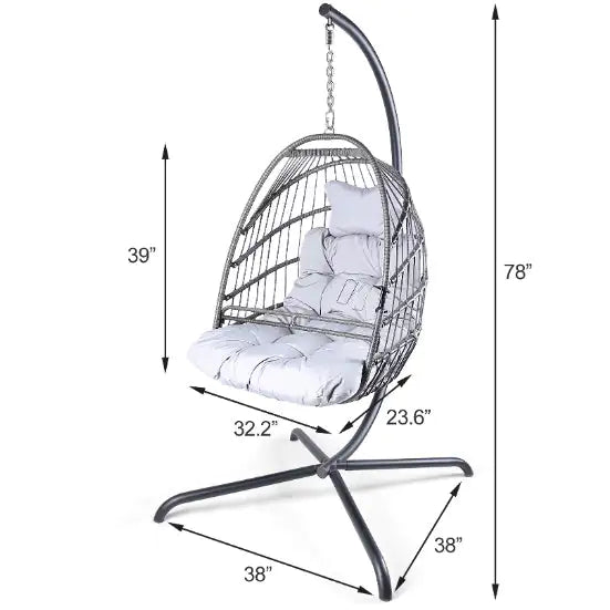 Swing Egg Chair with Stand