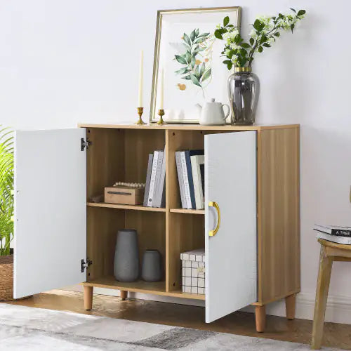 Modern Wood Storage Cabinet