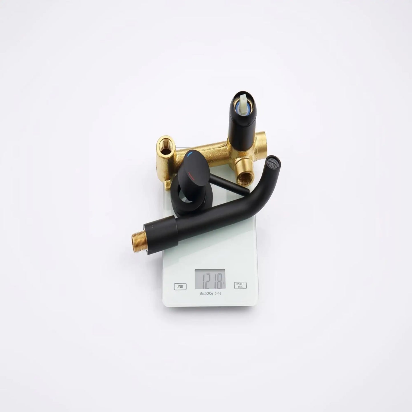 Wall-Mounted Faucet for Bathroom Sink or Bathtub