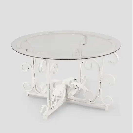 Round Tempered Glass Coffee Table