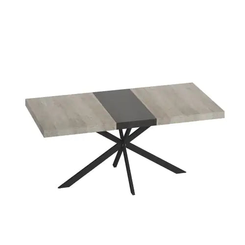 Retro Rectangular Stretch Dining Table