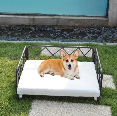 Wicker Pet Bed Rattan Dog Sofa Bed