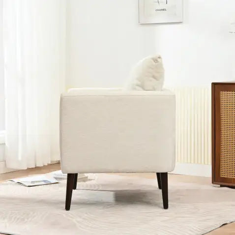 Modern Chenille Bucket Chair