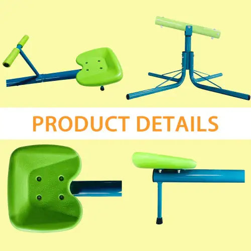Upgraded 360-Degree Swivel Seesaw